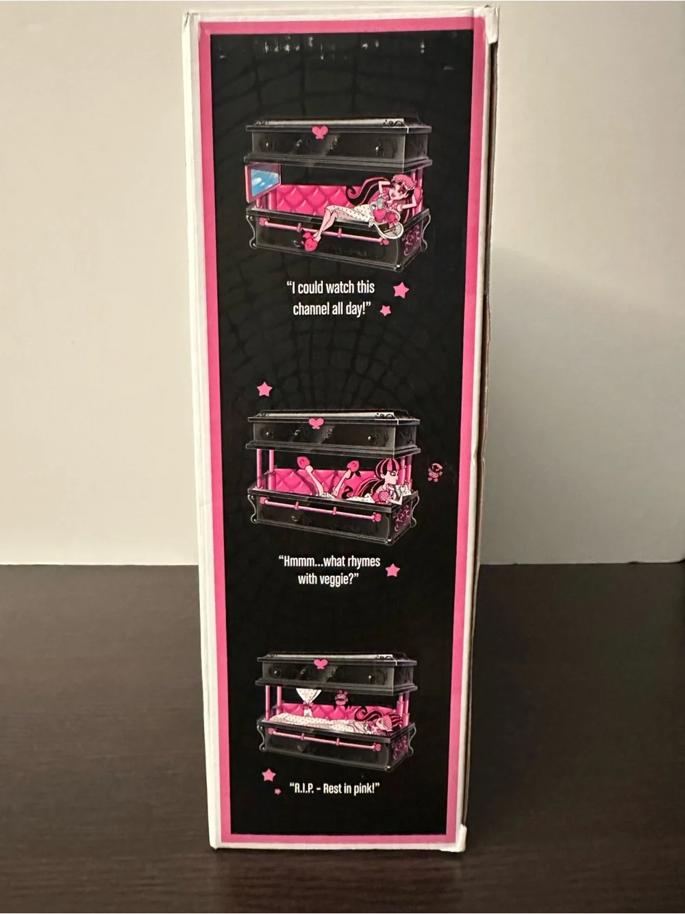 Monster High Draculaura Jewelry Box Coffin Bed #T8006 - BNIB - RARE-NEW